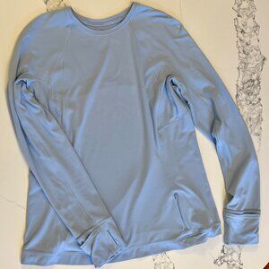 Lululemon - Women's - It's Rulu long sleeves Shirt - Light blue - Size 16